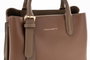 Vince Camuto Bolso de Piel de Polivinilo Mink - Elegante y Sofisticado, 36x11x26 cm, Color Visón